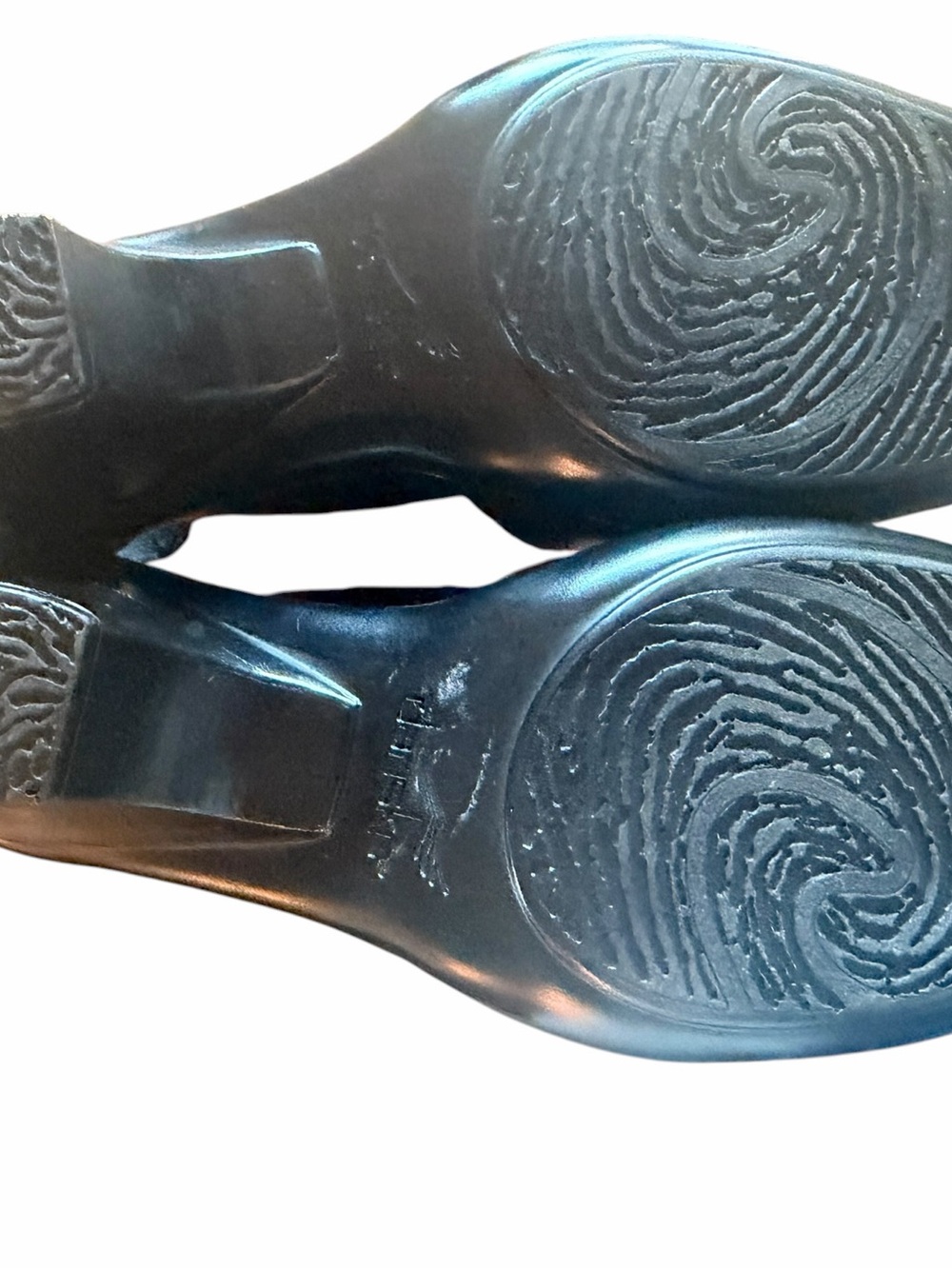 Dansko Black Leather Heels Size 7.5 Timeless - Picture 8 of 11